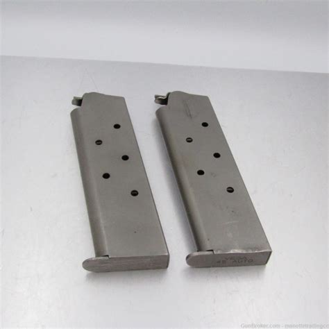 AMT Hardballer .45 ACP Semi Automatic Stainless Steel Packmayr Grips ...