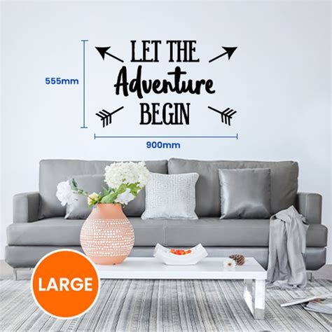 Let The Adventure Begin Wall Sticker | Flexi Labels