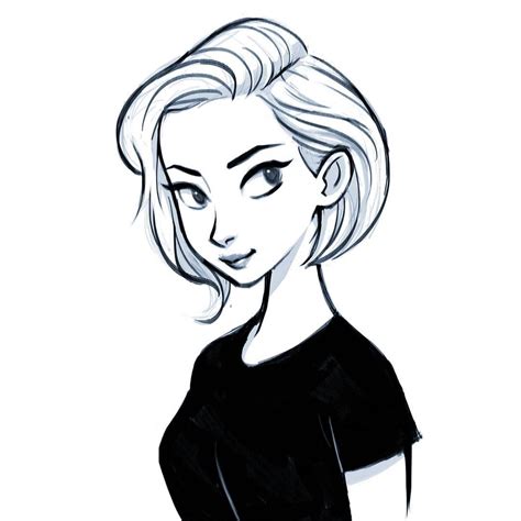 Cartoon Girl Drawing | Free download on ClipArtMag