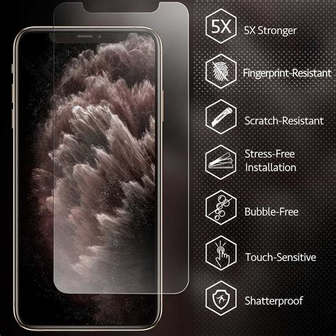 For Apple iPhone 11 Pro Max / XS Max Screen Protector Tempered Glass ...