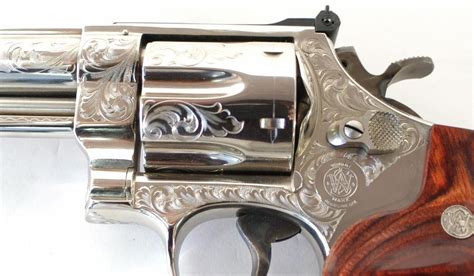 Smith & Wesson Model 29 .44 Magnum caliber revolver factory engraved ...