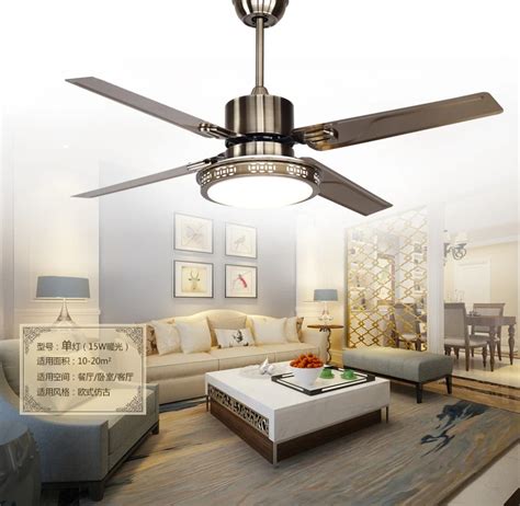 48inch Ceiling fan lights LED bedroom ceiling lamp fan light minimalism ...