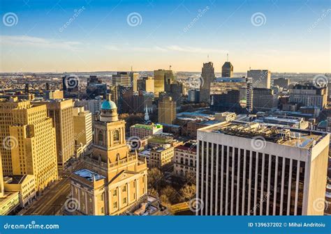 Aerial View of Newark New Jersey Skyline Stock Photo - Image of traffic ...