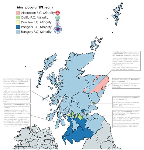 Most Popular SPL Football Teams in Scotland. [6318x6615] : r/MapPorn