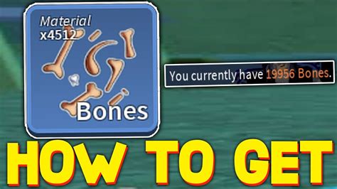 HOW TO GET BONES FAST in BLOX FRUITS! ROBLOX BLOX FRUITS! - YouTube