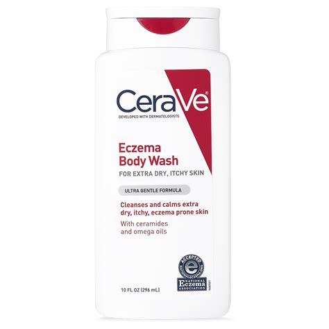 CeraVe Eczema Body Wash for Calming, Dry, Itchy Skin, 10 oz - Walmart ...