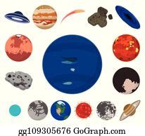 900+ Royalty Free Solar System Planet Cartoon Set Sun Space Vector Vectors - GoGraph