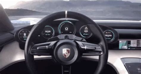 Porsche Steering Wheel GIF – Porsche Steering Wheel Autopilot ...