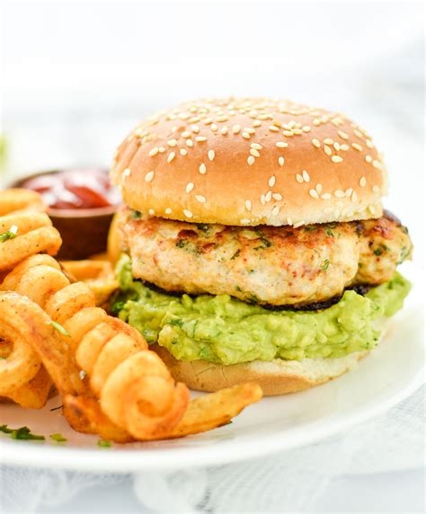 Grilled Chicken Burgers with GuacamoleCooking and Beer