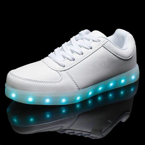 2017 Men Colorful glowing shoes with lights up led luminous shoes a new simulation sole led ...