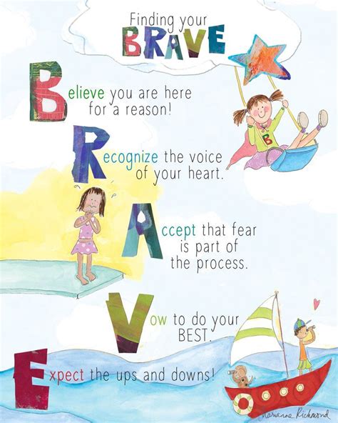 Download this free "Finding your brave" poster! What does it mean to “find your brave?” B ...