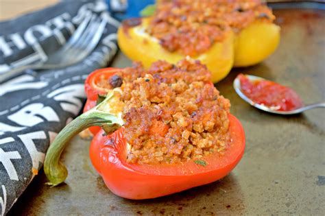 Bulgur Wheat Stuffed Peppers — Tasty Food for Busy Mums