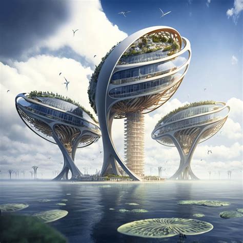 OCEANIUMS, A Biomimetic Generation of Fl|Futuristic Sci Fi Architecture ...