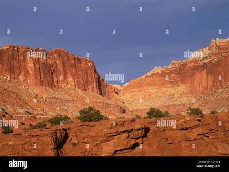 Capitol Reef National Park geology Stock Photo - Alamy