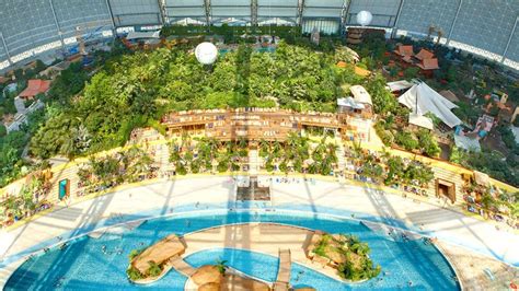 Explore a Water Park Built Inside a Huge German Airship Hangar