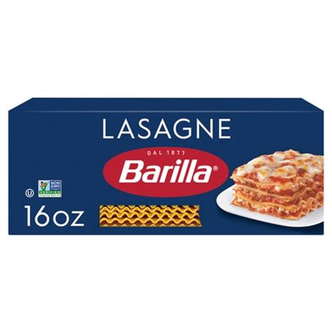 Barilla Wavy Lasagna Pasta - 16oz : Target