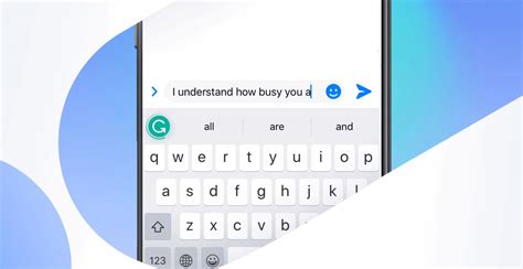 Grammarly keyboard now suggests synonyms for outstanding —er— superlative mobile writing