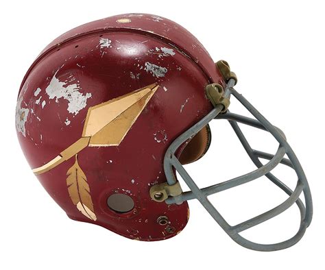 1966-68 Washington Redskins Game Used "Spear" Helmet