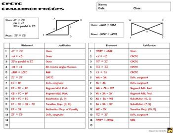 39 two column proof worksheet - Worksheet Information