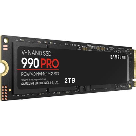 Samsung 2TB 990 PRO PCIe 4.0 x4 M.2 Internal SSD MZ-V9P2T0B/AM