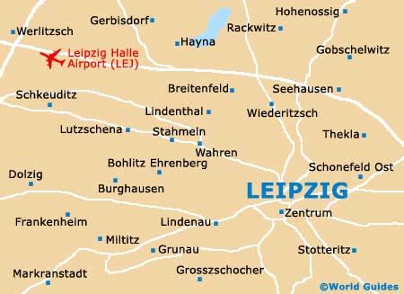 Map of Leipzig Halle Airport (LEJ): Orientation and Maps for LEJ ...