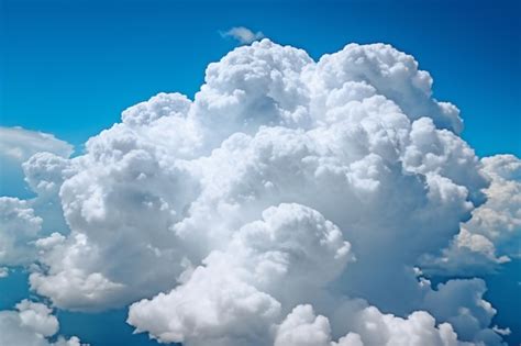 Premium AI Image | Cloud in blue sky photography