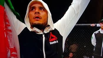 Afghan MMA fighter Siyar Bahadurzada dominates and submits opponent