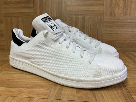 Adidas Stan Smith Primeknit White Blue For Sale - Kicks Collector