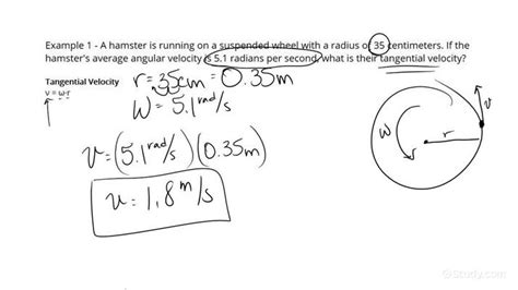 How to Calculate the Tangential Velocity of an Object Moving in a Circle | Physics | Study.com