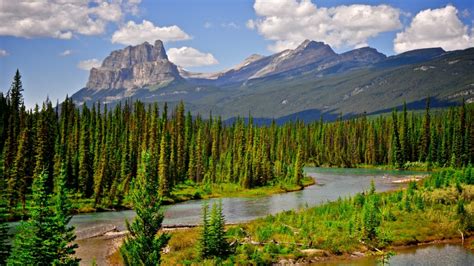 Castle Mountain, Alberta, Canada jigsaw puzzle in Great Sightings puzzles on TheJigsawPuzzles.com