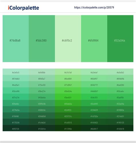 1 Latest Color Schemes with Pastel Green And Sea Green Color tone ...