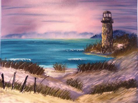 Pin by Daniel Nolan on Paintings | Bob ross paintings, Pictures to paint, Lighthouse painting