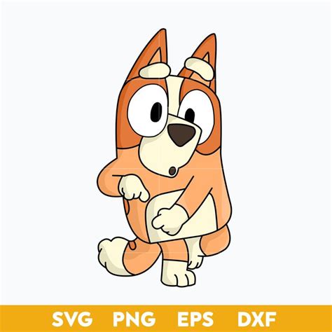 Bingo Bluey SVG, Bluey Cartoon SVG PNG DXF EPS File. | Inspire Uplift ...