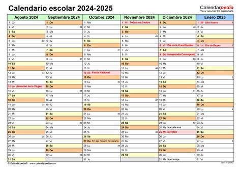 Calendario Escolar 2024 A 2025 September - IMAGESEE