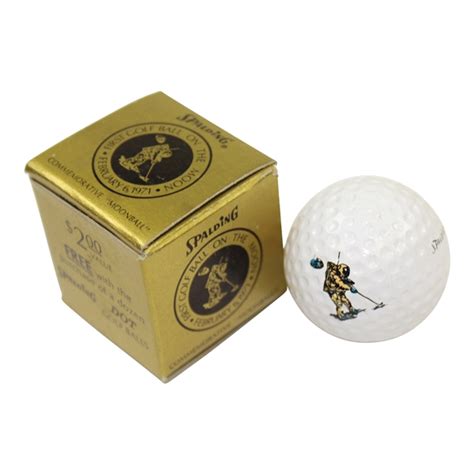 Lot Detail - Spalding 'First Golf Ball on the Moon' Logo Moonball Golf ...