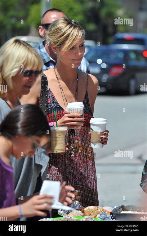 Heidi Klum seen with her mother Erna Klum buying cookies and holding ...