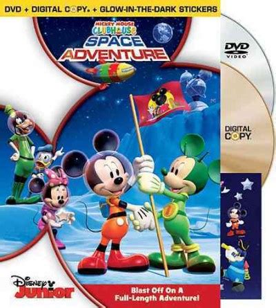MICKEY MOUSE CLUBHOUSE-SPACE ADVENTURE (DVD/DC/2 DISC/STICKERS/FS ...