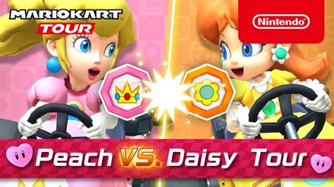 Mario Kart Tour "Peach Vs. Daisy" tour reveal trailer | The GoNintendo Archives | GoNintendo