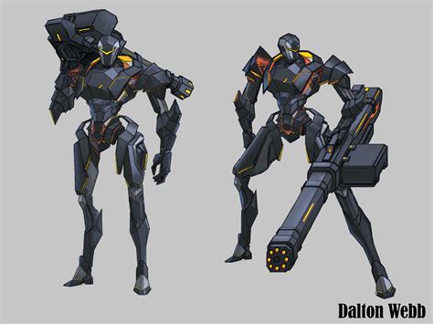 ArtStation - Character Concept and variation for robotic sci-fi character (4)