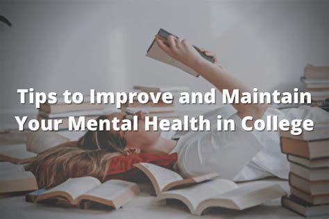 Tips to Improve and Maintain Your Mental Health in College | Plexuss