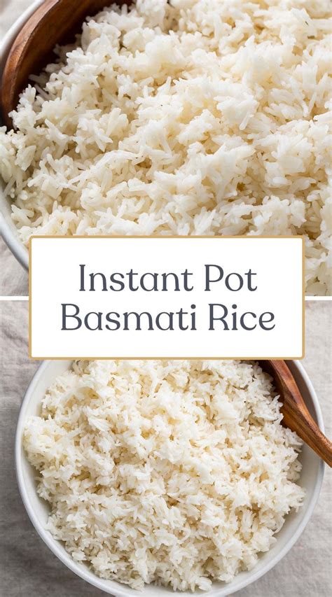 Instant Pot Basmati Rice - 40 Aprons