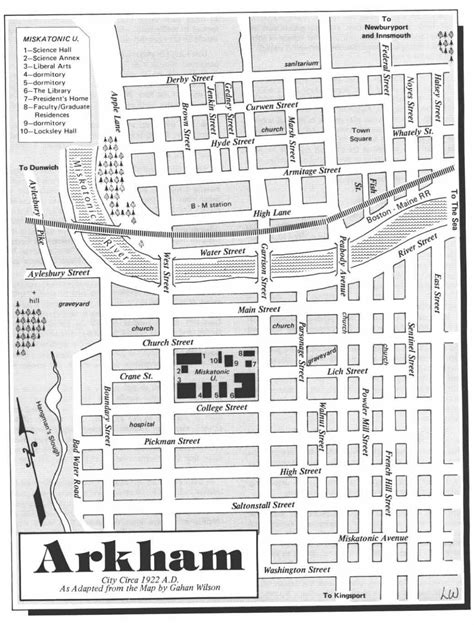 "blank" map of Arkham : r/callofcthulhu