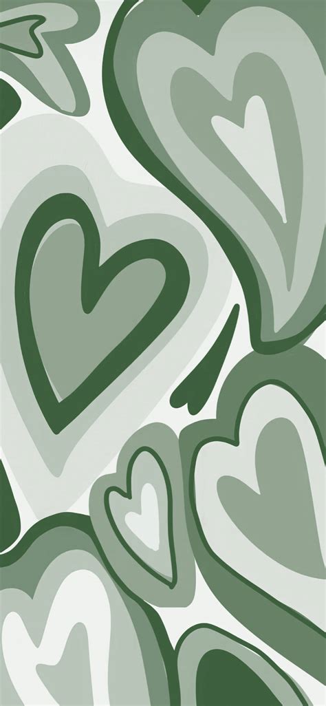 Update more than 64 sage green heart wallpaper best - in.cdgdbentre