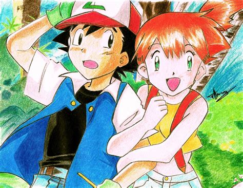 Ash and Misty by Felix-Alvarez on DeviantArt