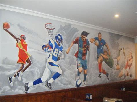 Sports Stars Wall Mural - Transform Your Space