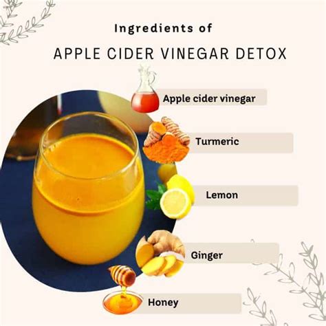 Apple cider vinegar detox drink - Yummy Indian Kitchen