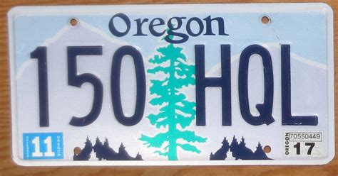 2017 Oregon vg+ | Automobile License Plate Store: Collectible License Plates for Less