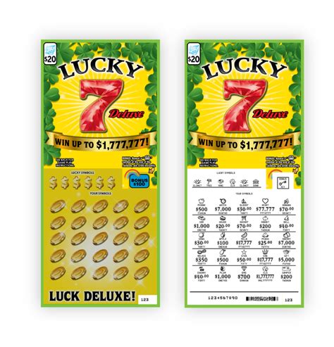 Lucky 7 Deluxe | Instant Tickets | Illinois Lottery