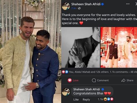 Shaheen Afridi congratulates himself on his own wedding ceremony post ...