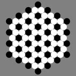 7 circles on black plain | Free SVG
